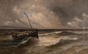 Le Sauvetage En Mer Pendant La Tempete
