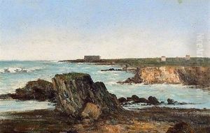 La Villa Sarah Bernhardt Sur La Pointe Des Poulains A Belle Ile En Mer by Alfred Godchaux