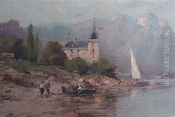 Vue D'un Lac En Suisse - view 1