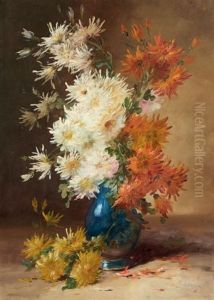Vase De Chrysanthemes