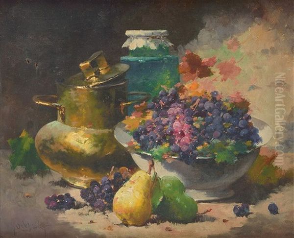 Nature Morte Aux Raisins Et Aux Poires - view 1