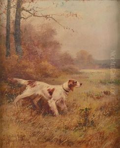 Chien A L'arret by Emile Godchaux