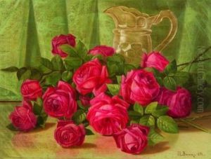 Still Life With Roses by Irving Lewis Bacon