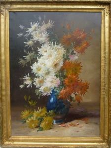 Vase De Chrysanthemes