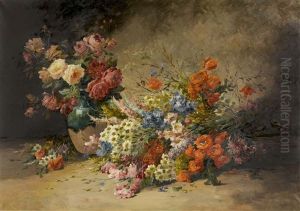 Nature Morte Avec Fleurs by Emile Godchaux
