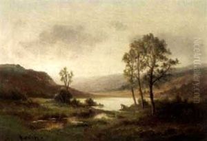 Seelandschaft Mit Wascherin