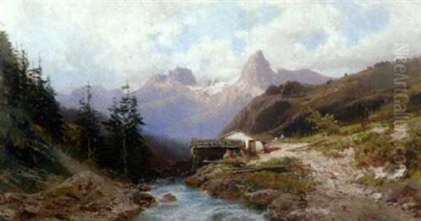 Torrent Dans Les Pyrenees - view 1