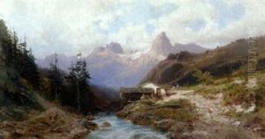 Torrent Dans Les Pyrenees