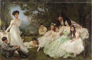 The Golden Butterfly - The Harvey Family by John Henry Frederick Bacon