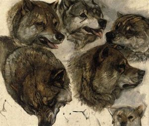 Huskies' Heads (study) (+ Another; 2 Works) Huskies' Heads (study) (+ Another; 2 Works)