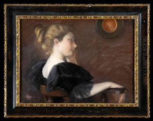 Young Woman In Black by Julia Bacon