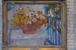 Fleurs Ensolleillees by Ernest Jean Joseph Godfrinon