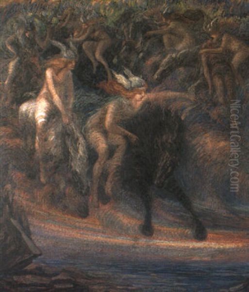 The Gods Rising Into Valhalla - view 1