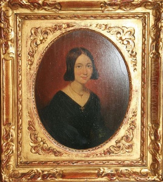 Portrait De Femme (+ Portrait D'homme En Redingote; Pair) - view 1