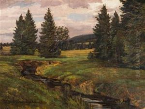 Landscape With A Brook