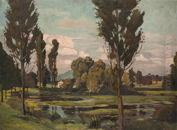 Landschaft Mit Fischteich - view 1