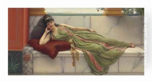 A Siesta by John William Godward