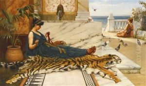 The Tigerskin (sewing Girl)