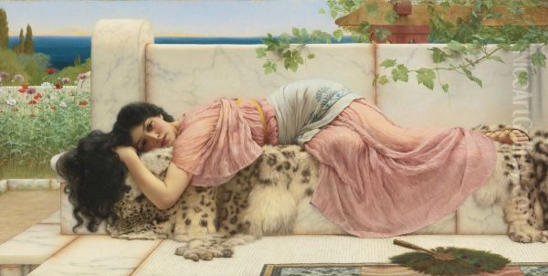 When The Heart Is Young by John William Godward