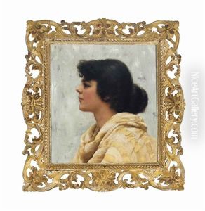 An Italian Beauty by John William Godward