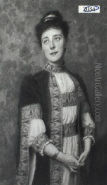 Portrait Of Princess Alexandria In Classical Robes - view 1