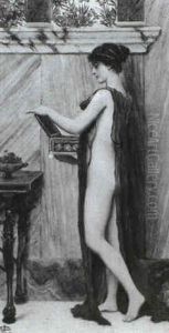Reverie: Study 'a' by John William Godward
