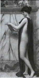 Reverie: Study "a" by John William Godward