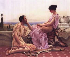 Roman Lovers On A Balcony