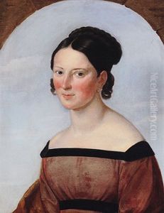 Das Freiherrliche Ehepaar Von Seckendorf-abedar (pair) by Carl Peter Goebel