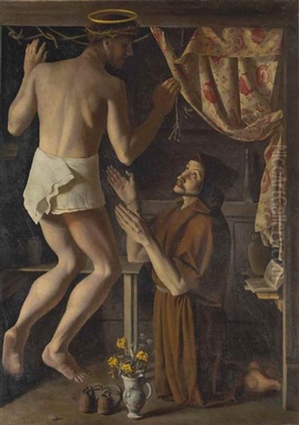 Saint Francois Recevant Les Stigmates Du Christ - view 1