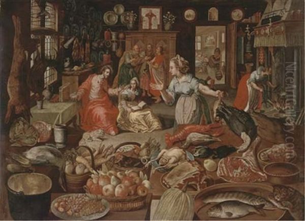 Christ In The House Of Martha And Mary - view 1
