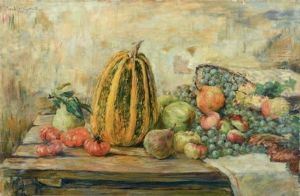 Nature Morte Aux Fruits by Norbert Goeneutte