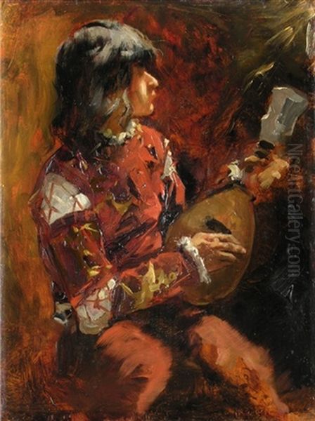Der Mandolinenspieler - view 1