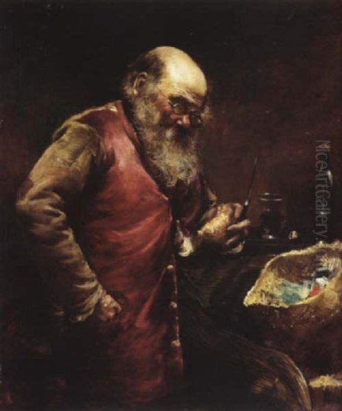 Portrait D'homme Assis - view 1