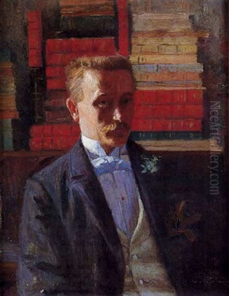 Autoportrait Aux Livres - view 1