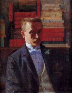 Autoportrait Aux  Livres
