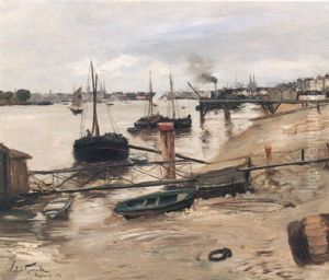 Le Port De Bordeaux by Norbert Goeneutte