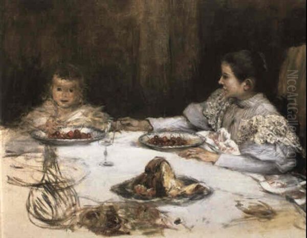 Le Mere Et L'enfant Aux Cerises - view 1