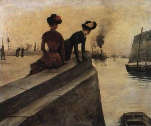 Young Ladies On A Jetty