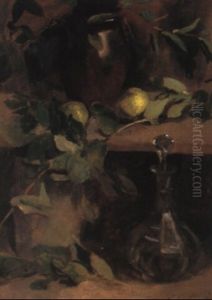Nature Morte Aux Citrons Et A La Carafe