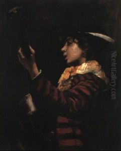Portrait Du Fils De Carolus Durand A La Guitare Portrait Du Fils De Carolus Durand A La Guitare