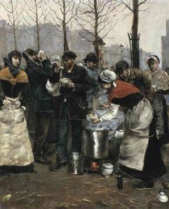 Soup For The Masses On A Winter Day, Paris Soup For The Masses On A Winter Day, Paris