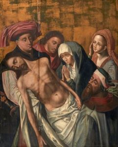 La Deploration Sur Le Corps Du Christ by Hugo Van Der Goes