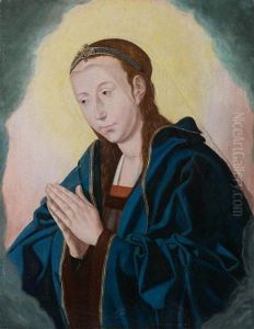 Vierge En Priere by Hugo Van Der Goes
