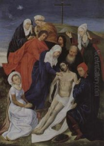 Die Beweinung Christi Nach Der Kreuzabnahme by Hugo Van Der Goes