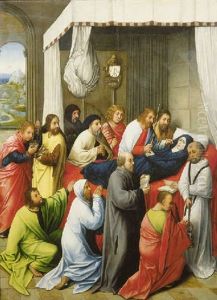 The Dormition Of The Virgin by Hugo Van Der Goes