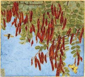 Akazien Im Herbst by Paula Maria (Rossler) von Goeschen