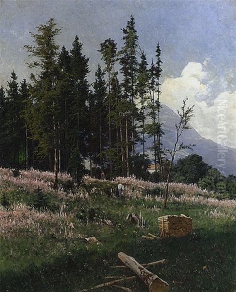 Waldarbeiter Auf Einer Lichtung - view 1