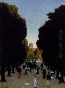 Parti Fra En Parisisk Park