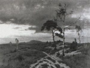 Abendstimmung In Der Heide by Heinrich Gogarten